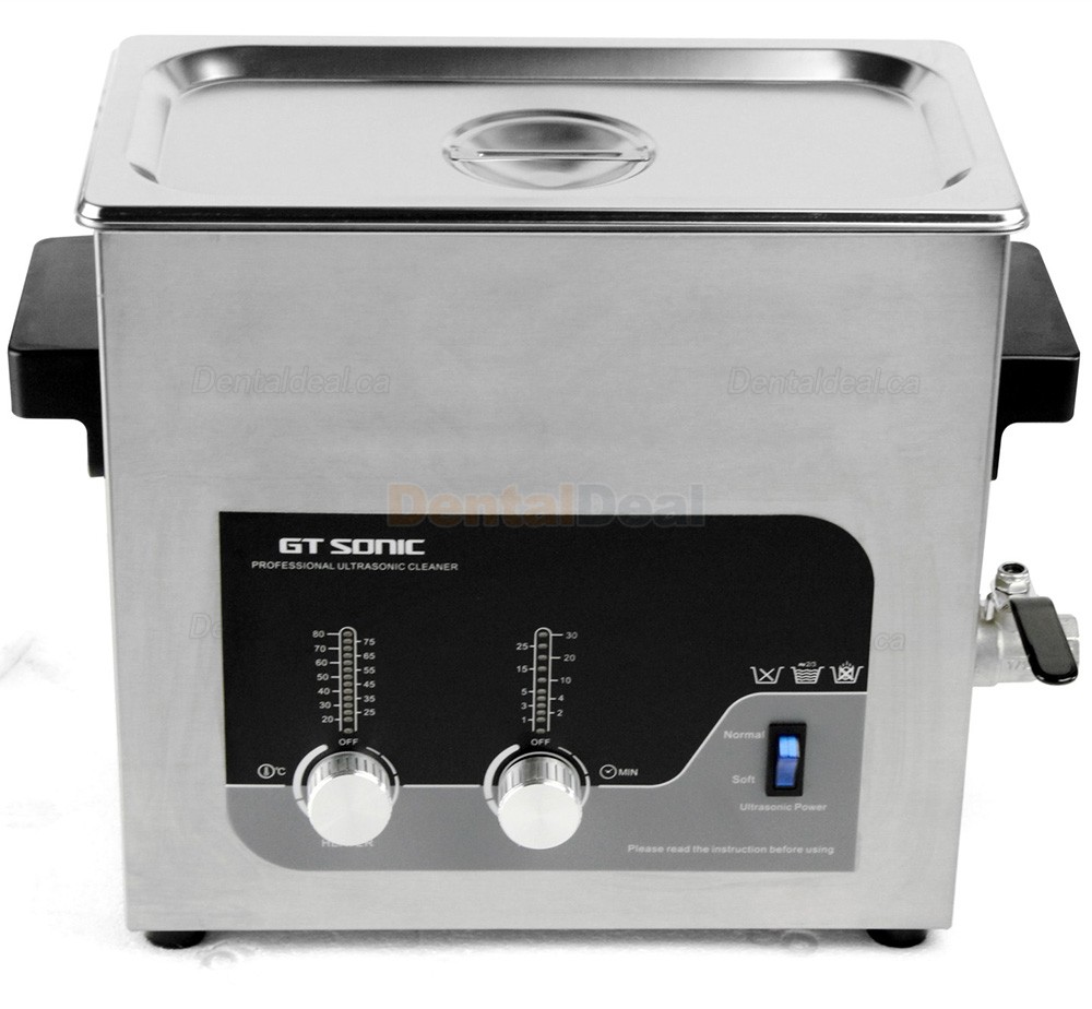 GT SONIC T-Series 2-27L 100-500W Digital Ultrasonic Cleaner with Heater